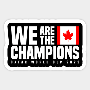 Qatar World Cup Champions 2022 - Canada Sticker